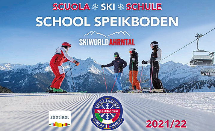 scuola di sci valle aurina depliant